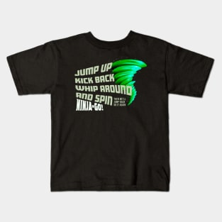 Ninjago Spinjitzu Green Fan-Art Kids T-Shirt